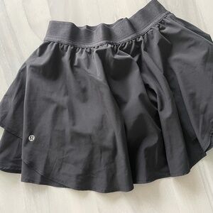 Lululemon Black High Waisted Tennis Skirt